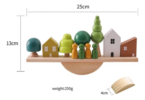 Juguetes Sensoriales Montessori, Bloques Apilables Forest Ho