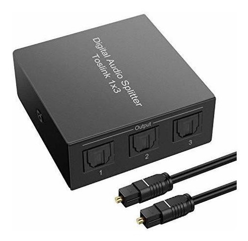 Toslink Spdif - Divisor De Audio Óptico Digital,