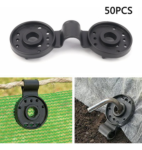 50pcs Clips De Lona Para Tienda, Agarre De Sujeción Para