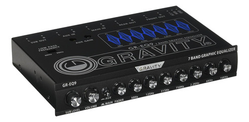 Gravity 7 Band Graphic Equalizer Gr-eq9
