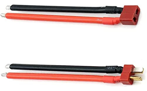 Nuofany 5 Pares Deans Style T Conector De Enchufe Hembra Y M