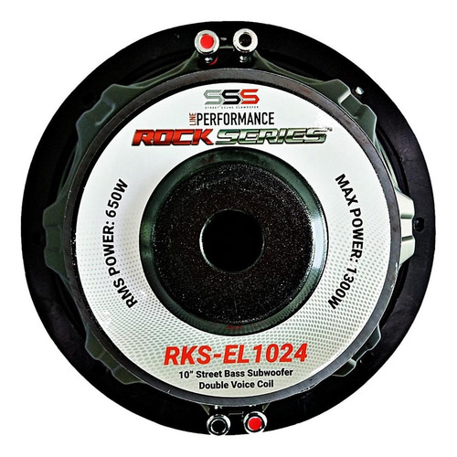 Subwoofer Doble Bobina Rock Series Rks-el1024 350/700 Watts