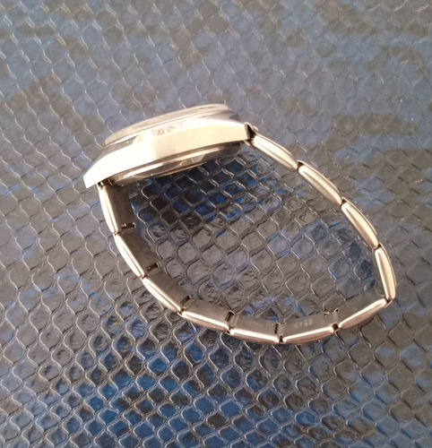 Antiguo Reloj Omega Suizo Y Malla Elástica Germany Plateado Plateado Plateado (Usado)
