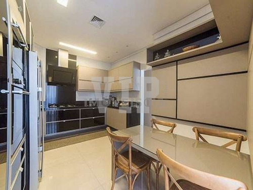 Imagem 24 de 30 de Cobertura Duplex, Alto Padrão, Vista Mar, Varanda Gourmet E Piscina Privativa Em Santos - Ap00420 - 68865520