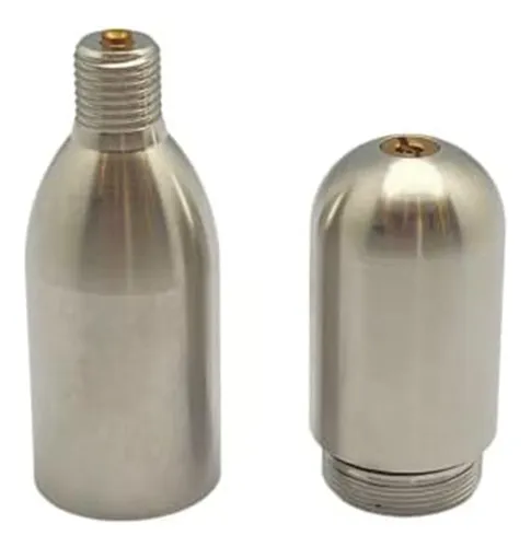 Cartucho De Co2 Recargable De 16 G Con Acero Inoxidable 3/8-