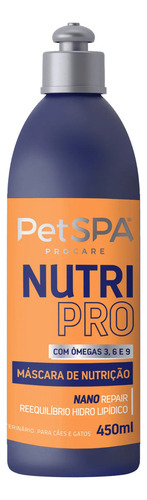 Áscara De Nutrição Petspa Nutri Pro 450ml