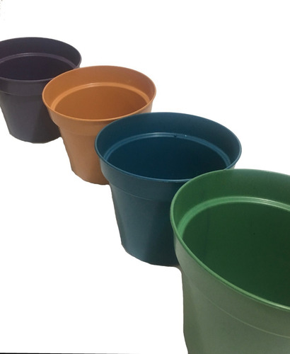 Macetas De Jardin De Plastico 10 Pulgadas Paquete 20 Pzs
