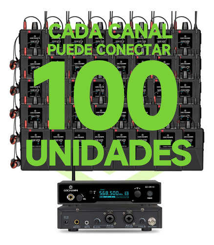 Sistema Monitoreo Gc Er110 Estereo De1canal In-ear Bluetooth