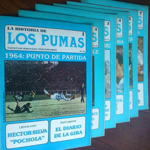 Imagen 1 de 1 de La Historia De Los Pumas - 6 Fascículos (rugby)