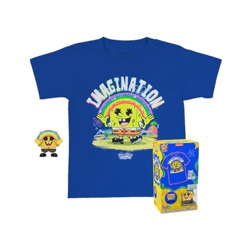 Llavero Funko Pocket Pop! Bob Esponja + Camiseta Unisex 