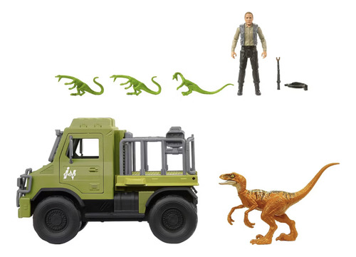 Pack De Expedición De Isla Sorna, Jurassic World - Mattel