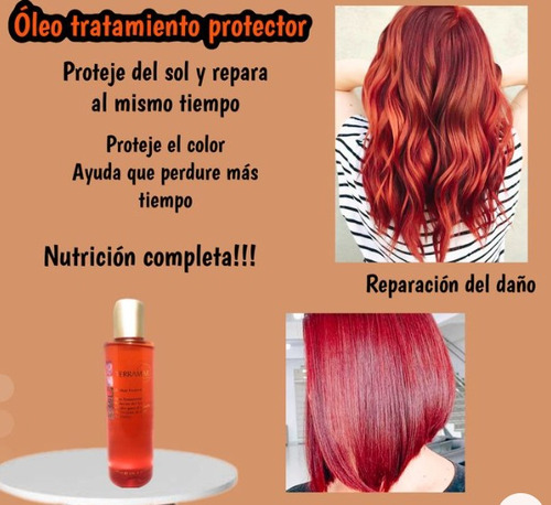 Aceite Protector Del Color Cabello 195ml Terramar+regalo!