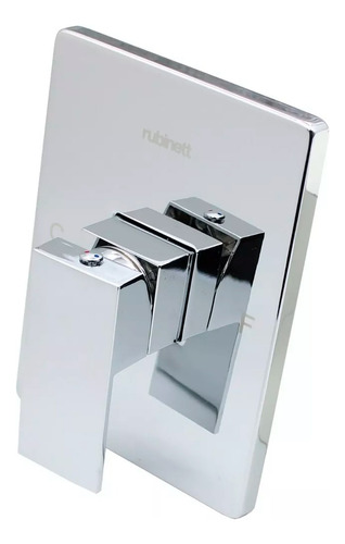 Regadera Cuadrada 15 Cm Brazo Cuadrado Y Monomando Idrop