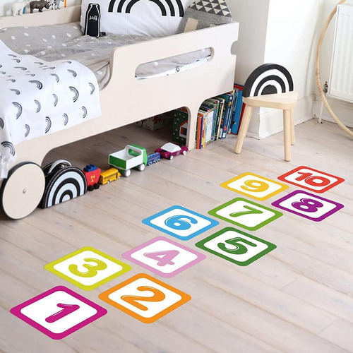 Calcomanías Educativas, Mxnum-002, 2 Juegos De Pegatinas De