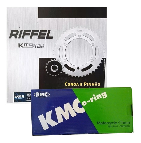 Kit Relação Cbr600 Cbr 600 04 A 06  Riffel + Kmc