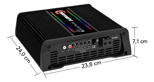Módulo Potencia Taramps 3000 Big Boss 3000w Rms 1 Canal