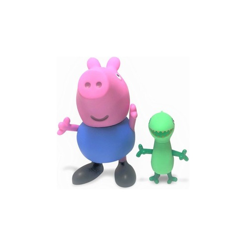 George Hno. De Peppa Pig Pvc Hug Oink Oink!!!. Música/luz.