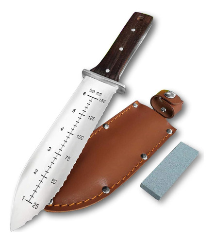 De Jardín Profesional Hori Hori Funda De Piel, Protect...