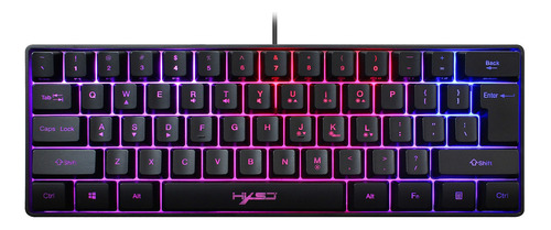 Teclado Para Juegos Con Cable Hxsj V700, Teclado Con Cable R