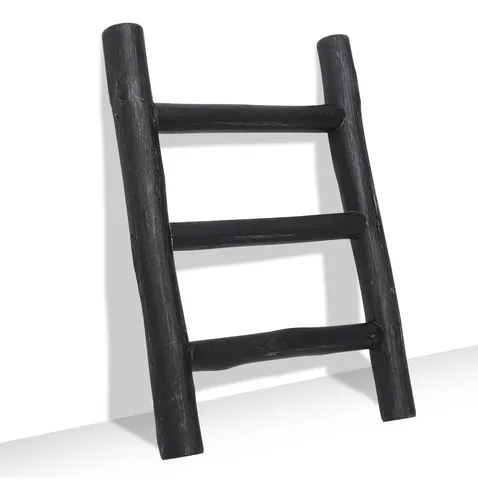 Fuin Escalera De Madera Para Toallas De Te Totalmente Montad