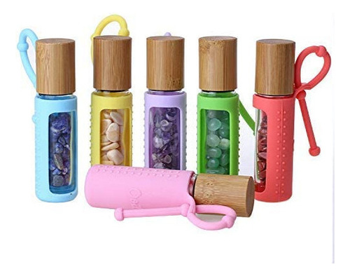 6 Fundas De Silicona Para Portabotellas De 5 Ml, 10 Ml, 15 M
