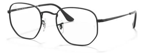 Armação - Ray-ban - Hexagonal - Rb6448l 2509 51 Cor Preto