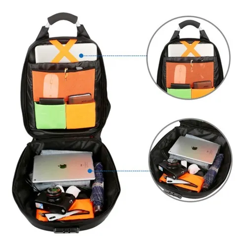 Mochila Con Usb Urbana Anti robo Porta Notebook