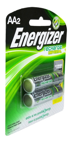 Pilas Energizer Aa 2000 Mah Nimh 1500 Recargas