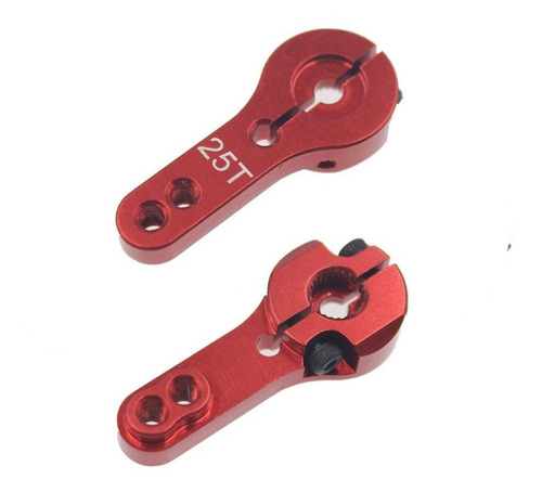 Sharegoo 5pcs 25t Aluminio Servo Horns M3 Roscas Del Brazo D