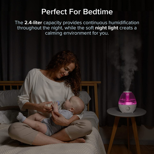 Imagen 7 de 9 de Humidificador Levoit Vaporizador Aire Ultrasónico Bebes 2.4l