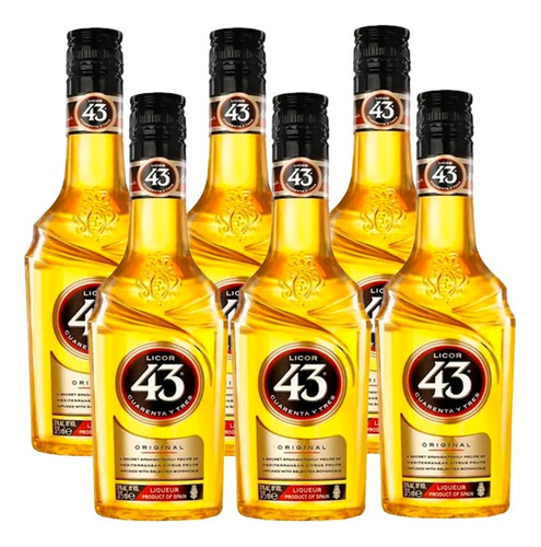 Pack De 6 Piezas De Licor 43 375 Ml