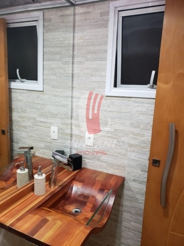 Imagem 12 de 18 de Cobertura Para Venda No Bairro Tatuapé, 2 Dorm, 2 Suíte, 2 Vagas, 178 Metros. - 6133