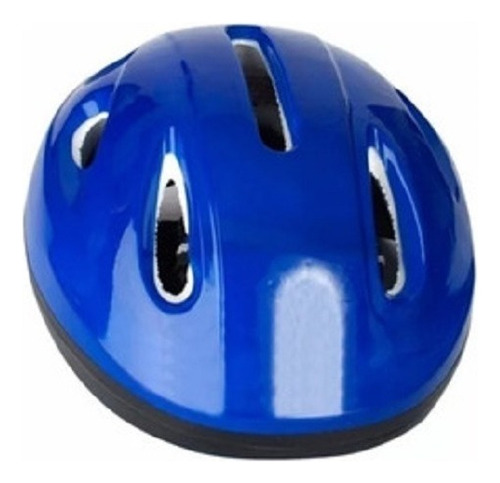 Casco Azul Protector Skate Roller Patin Bicicleta Talle Ajustable