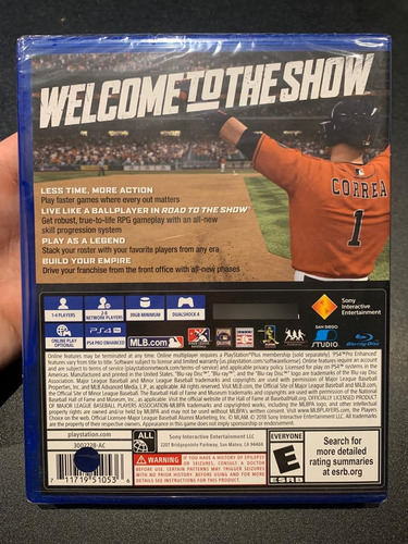 Mlb The Show 18 Ps4 Nuevo (Usado)