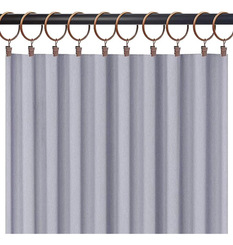 Paquete De 40 Anillos Para Cortina Con Clips, Clips Para Cor