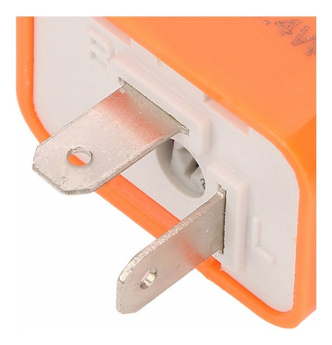 5*12v 2pin Motocicleta Señal Ajustable Led Intermitente Relé