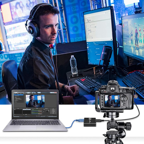 Capturadora De Video Hdmi 4k Hdmi A Usb 3.0 Convertidor
