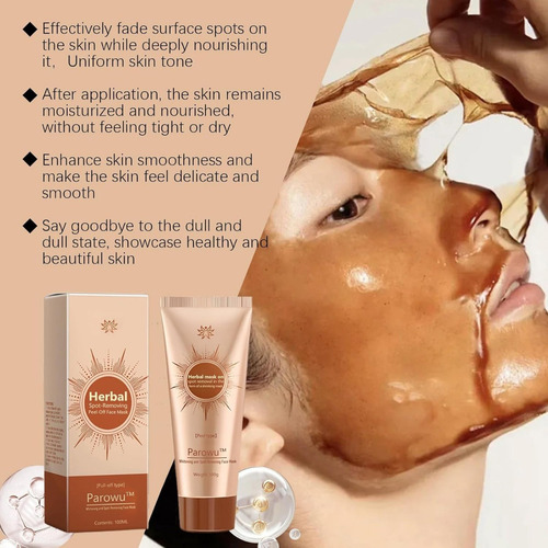 Parowu Máscara Facial Quita Manchas, Máscara De Arcilla Para