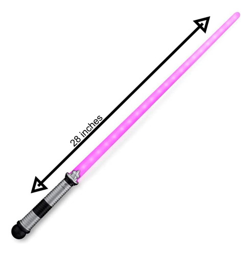 Light Sabre Blinkee Pink Glowing 70 Cm Com 22 Leds Para Cria