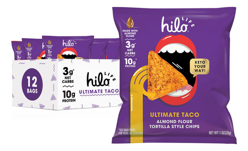 Hilo Life Bolsas De Aperitivos Con Chips De Tortilla Bajas E