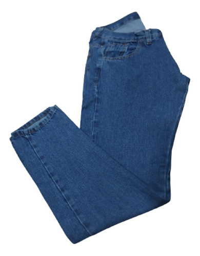 Pantalon Clasico Semichupin Hombre Jeans Rigido 