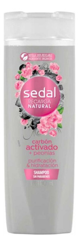 Sedal Shampoo Carbon Activado + Peonias 190 Ml