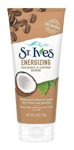Exfoliante Facial St Ives Energizing Coconut & Coffe 170gr