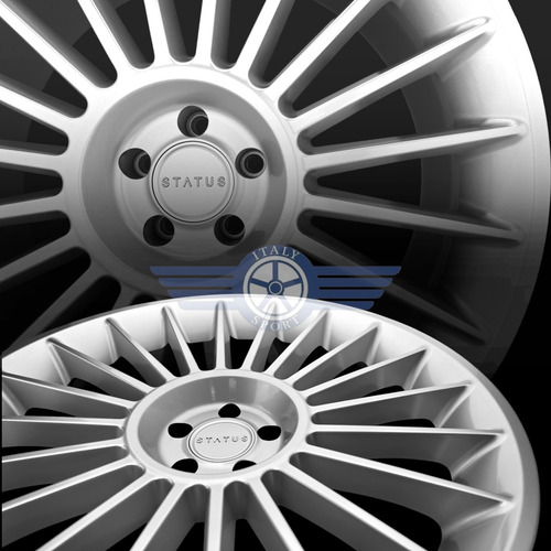 Rines 22 Status Venti 5-112 Mercedes Audi Vw Precio Par Gloss Silver
