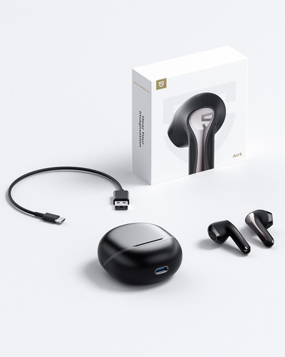 Auriculares Inalámbricos Bluetooth Soundpeats Air5 Color Neg Negro