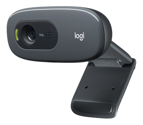 Imagen 2 de 3 de Cámara web Logitech C270 HD 30FPS color negro