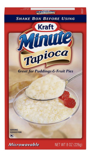 Kraft Minute Pudding Mix, Tapioca, 8 Oz