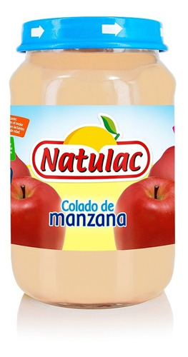 Imagen 2 de 4 de Compota Sabor A Manzana Natulac 186gr Bulto 24 Unidades