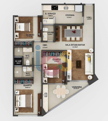 Imagem 3 de 5 de Vendo Apartamentos 3/4 No Residencial Distak - Centro - Itabuna/ba - 5733