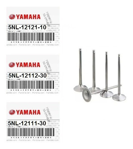 Valvulas Kit Yamaha Yz250f 01/13 Cod:5nl-12121-10